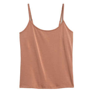 HUE Womens Adjustable Slider Straps Essential Camisole Size Large